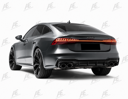💕 DIFFUSORI  AUDI A7 S-LINE 4K S7 STYLE NERO LUCIDO 2019+ 💕