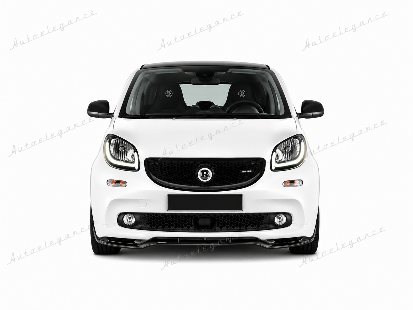 🔥ART.0338 SOTTO PARAURTI ADATTO PER SMART 453 ABS LOOK BRABUS (GREZZO)🔥