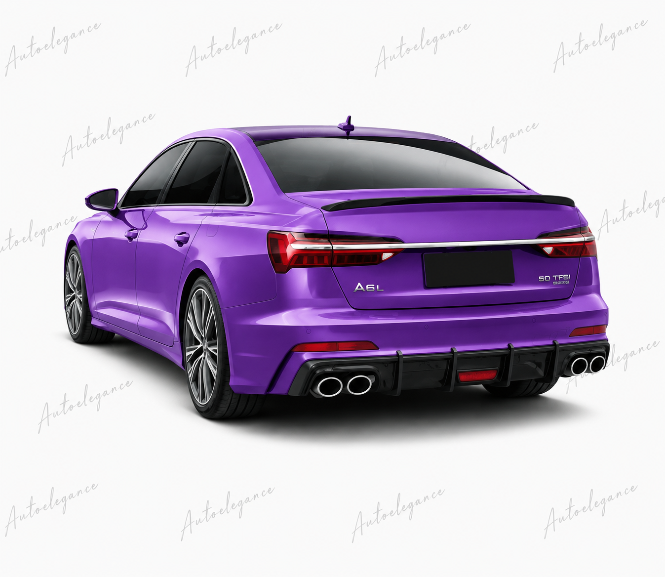 🔥ART.9889 SPOILER STILE M4 NERO LUCIDO PER AUDI A6 S6 C8 BERLINA 2018+🔥