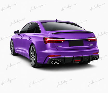 🔥ART.9889 SPOILER STILE M4 NERO LUCIDO PER AUDI A6 S6 C8 BERLINA 2018+🔥