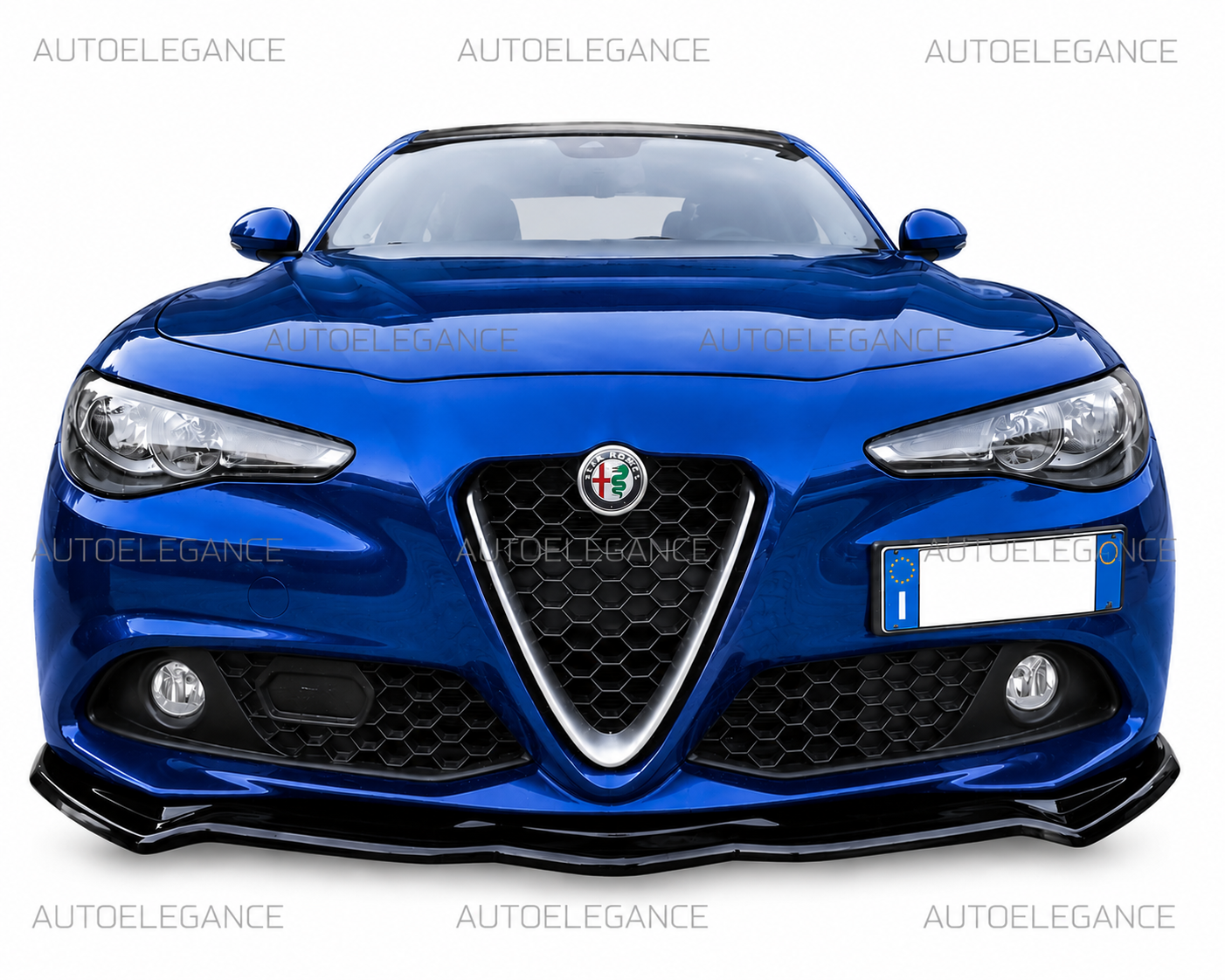 💫SPLITTER ALFA ROMEO ADATTO PER GIULIA STANDARD IN NERO LUCIDO ABS💫
