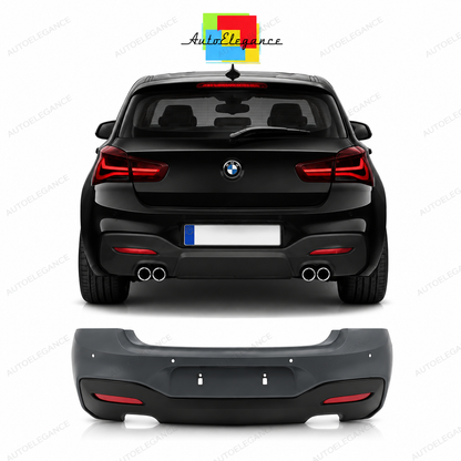 💕PARAURTI POSTERIORE BMW F20 F21 LCI 15-19 LOOK M PDC DOPPIA USCITA💕