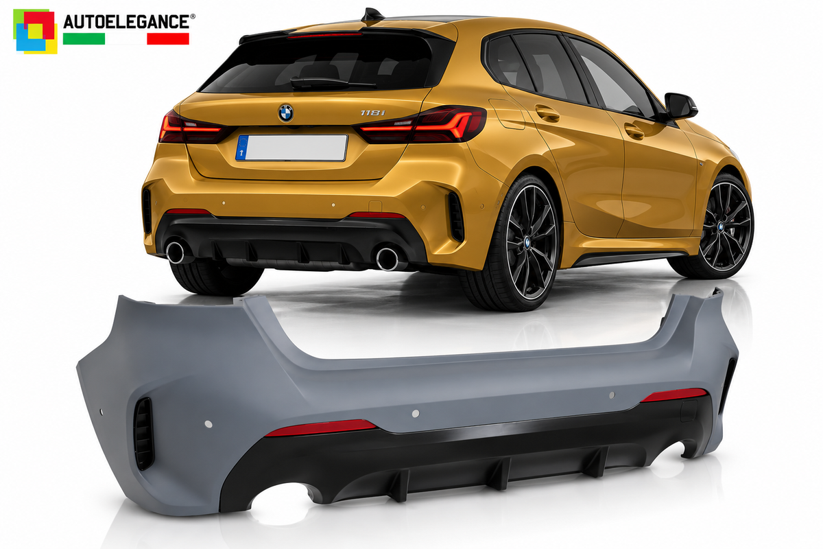 PARAURTI POSTERIORE SPORT ADATTO PER BMW F40 19-24 LOOK M