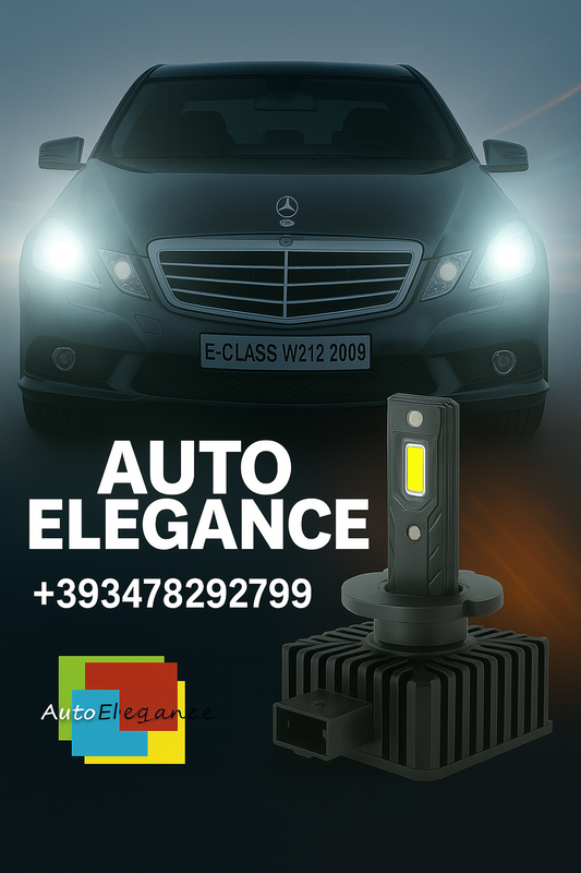 💕COPPIA LAMPADE D1S LED DA XENON A LED PER  MERCEDES CLASSE E W212 💕