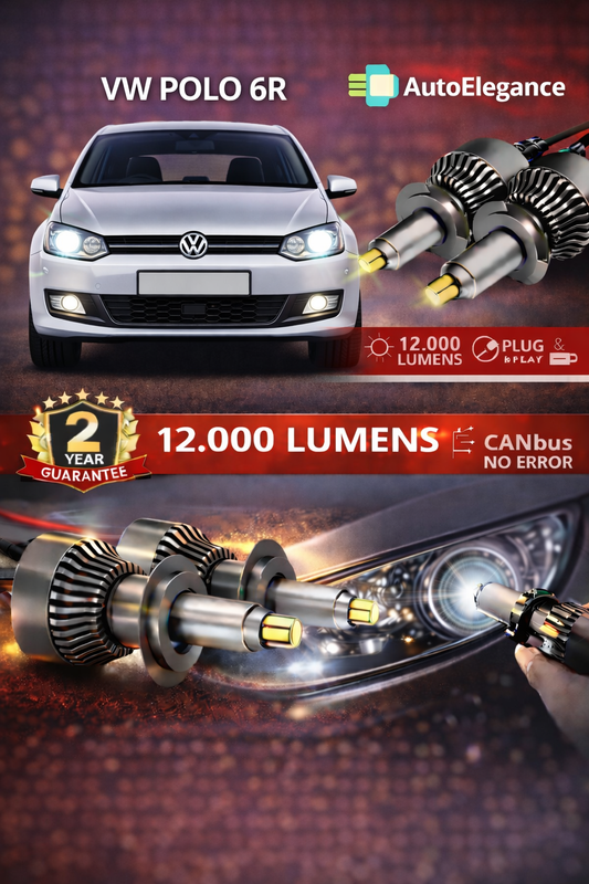 KIT LED VW POLO 6R ANABAGLIANTI H7 CANBUS Bianco 6500K 360 gradi