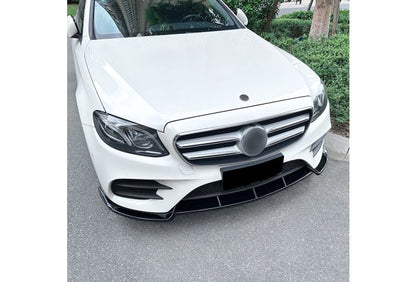 Front Spoiler Splitter Suitable for Mercedes W213 + C238 AMG Line 2016-2020 (Pre-Facelift)