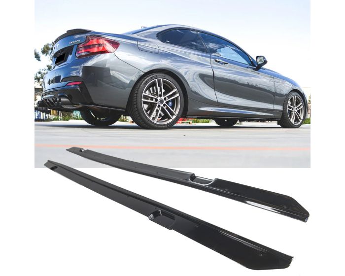 Minigonne laterali adatte per BMW SERIE 2 F22 F23 2014-2020 (SET / ABS)