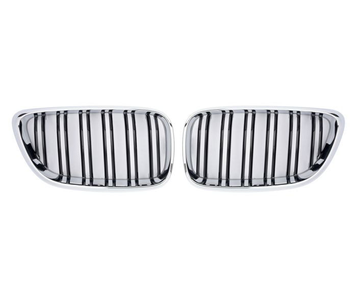 🔥ART.2695 Griglia Nero Lucido con Cornice Cromata per BMW Serie 2 F22 / F23 🔥