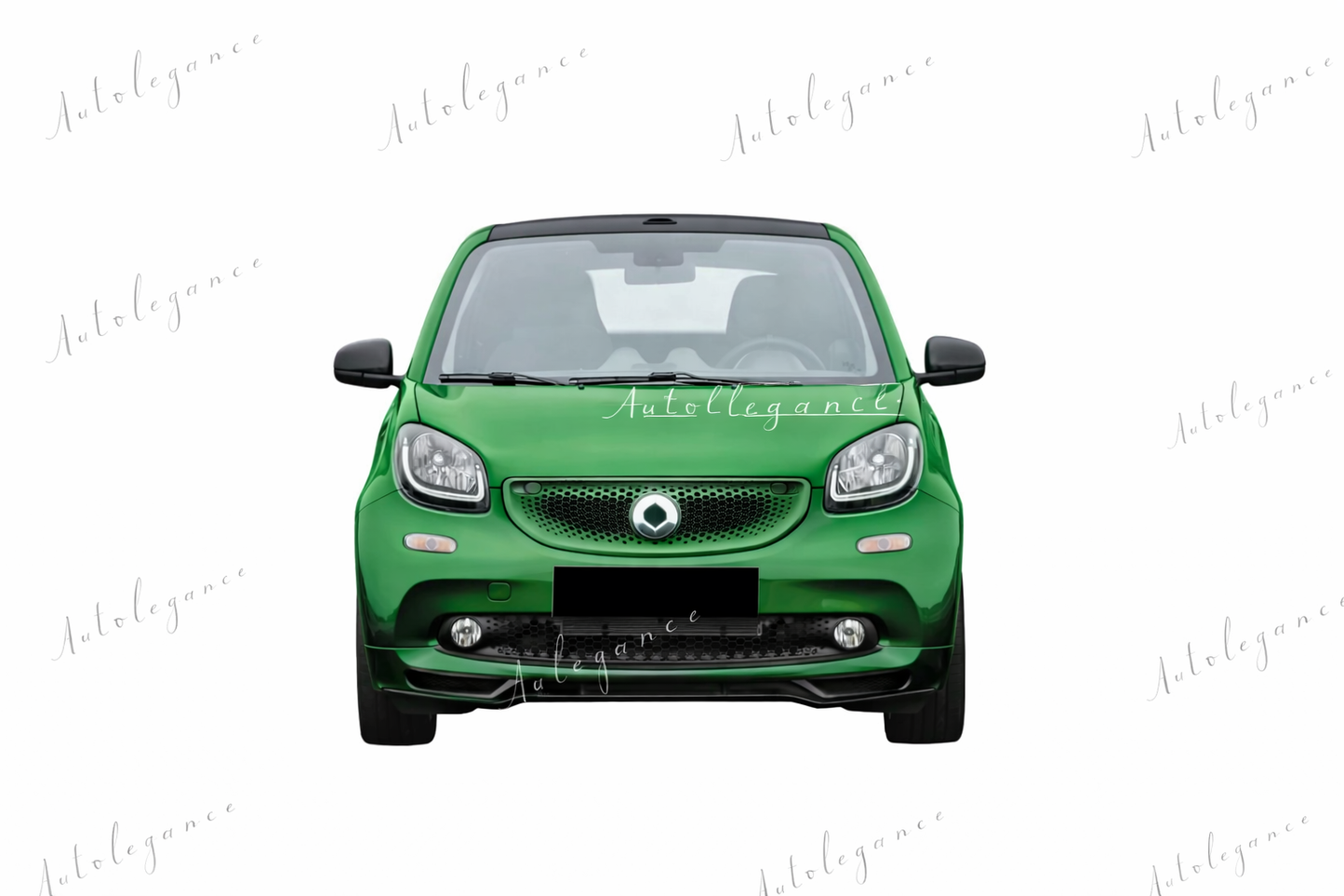 🔥ART.0338 SPLITTER SOTTO PARAURTI SPORTIVO IN ABS PER SMART FORTWO 453 2014+🔥