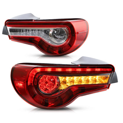 Fanali posteriori a LED completi per Toyota GT86 2012-2020 Subaru BRZ 2013-2020 Scion FR-S 2013-2020 con indicatori di direzione sequenziali