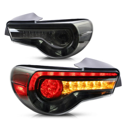 Fanali posteriori a LED completi per Toyota GT86 2012-2020 Subaru BRZ 2013-2020 Scion FR-S 2013-2020 con indicatori di direzione sequenziali