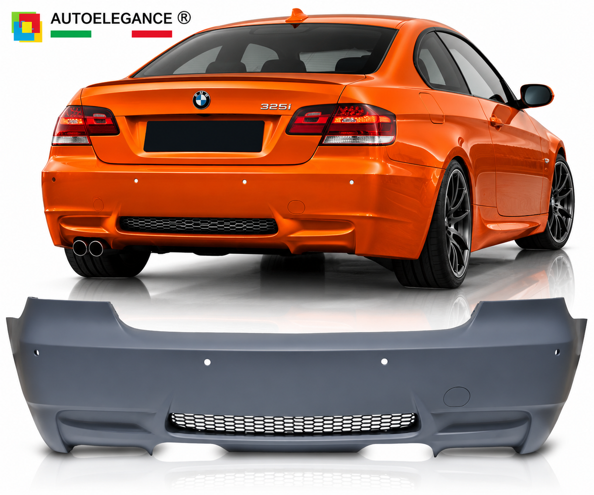 PARAURTI POSTERIORE STILE SPORTIVO ADATTO PER BMW E92 / E93 06-10 LOOK M SPORT