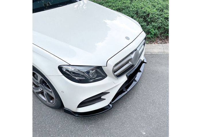 Front Spoiler Splitter Suitable for Mercedes W213 + C238 AMG Line 2016-2020 (Pre-Facelift)