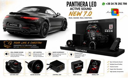 💕ART.2672 PANTHERA Soundsystem Booster 7.0-Mercedes-AMG SL 63 R232💕
