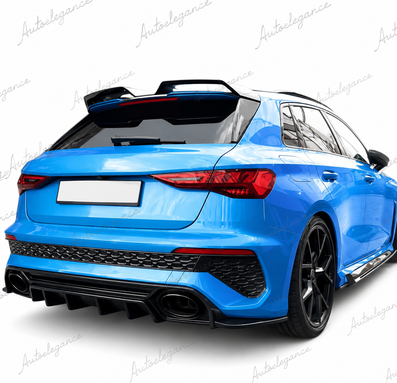 🔥SPOILER POSTERIORE PER TETTO AUDI A3 S3 RS3 8Y SPORTBACK 21-24 NERO LUCIDO🔥