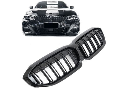 ☀ GLOSS BLACK RADIATOR GRILLE SUITABLE FOR BMW 3 SERIES G20 G21☀