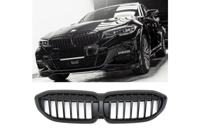 ✨GRIGLIA NERA LUCIDA ADATTO PER BMW SERIE 3 G20 G21 PRE-LCI✨