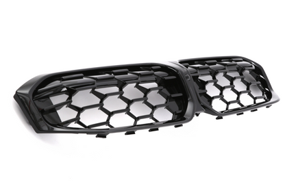 ✨GRIGLIA DOPPIA BARRA NERO LUCIDO ADATTO PER BMW SERIE 3 G20 G21 PRE-LCI✨