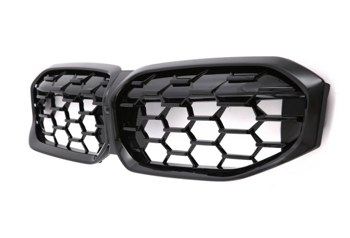 ✨GRIGLIA DOPPIA BARRA NERO LUCIDO ADATTO PER BMW SERIE 3 G20 G21 PRE-LCI✨