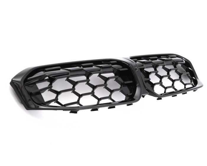 💫Griglia adatta per BMW Serie 3 G20 / G21 LCI – Doppia Barra Nero Lucido💫