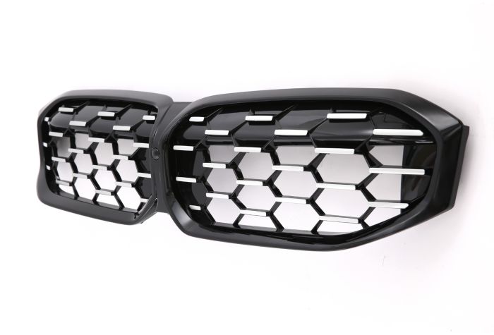GRILLE SUITABLE FOR BMW 3 SERIES G20 G21 LCI GRILLE DOUBLE BAR BLACK CHROME 