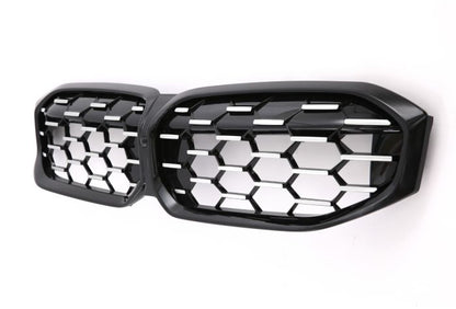 ✨BLACK CHROME DOUBLE BAR GRILLE SUITABLE FOR BMW 3 SERIES G20 G21 PRE-LCI✨