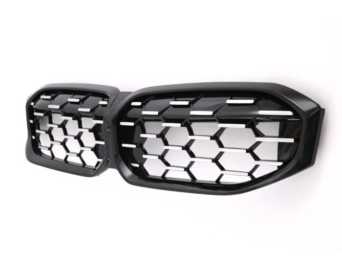 💫Griglia Sportiva – BMW Serie 3 G20/G21 LCI (Doppia Barra Cromo + Nero)💫