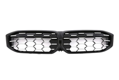 ✨BLACK CHROME DOUBLE BAR GRILLE SUITABLE FOR BMW 3 SERIES G20 G21 PRE-LCI✨