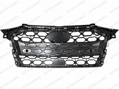 🔥ART.10656 GRIGLIA ADATTO PER AUDI A3 8Y LOOK RS3 NERO 2020 - 2024🔥