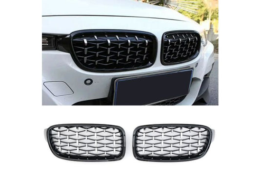 ✨GLOSS BLACK DIAMOND SPORT GRILLE SUITABLE FOR BMW 3 SERIES F30 F31 SPORT✨