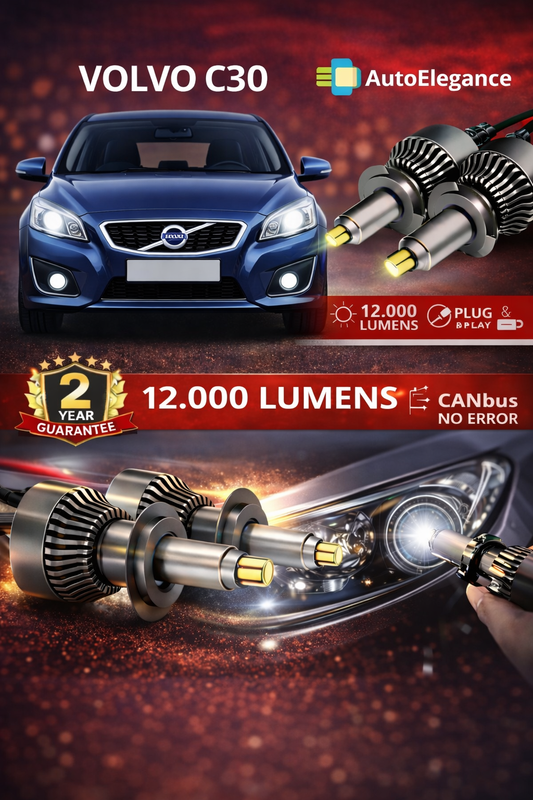 KIT LED per Volvo C30 ANABAGLIANTI H7 CANBUS Bianco 6500K 360 gradi