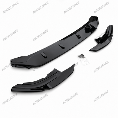 💫Splitter Anteriore Nero Lucido per Golf R MK8 2020-2024💫