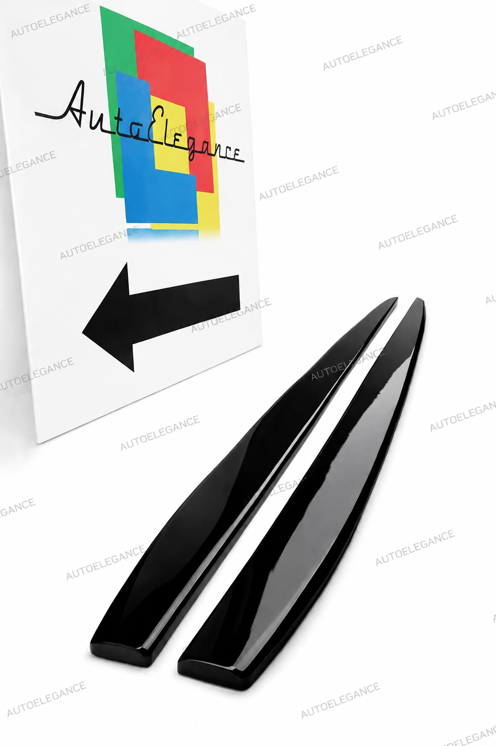 👉ART.10360 COPPIA SOTTOMINIGONNE LATERALI TUNING PER MERCEDES-BENZ SLK R172 (170cm)👈