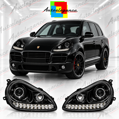 ART.4915 FARI ANTERIORI ADATTO  PER  PER PORSCHE CAYENNE 2002-2006