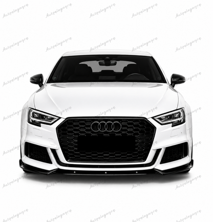 🔥ART.4850 SPLITTER ADATTO PER AUDI S3 A3 8V FL S-LINE 2017-2020🔥