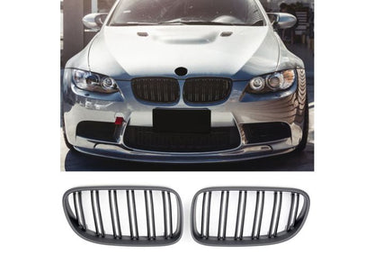 🤩GRIGLIA SPORT GRILL DOPPIO PONTE NERO OPACO ADATTO PER BMW  E92 E93 10-13🤩