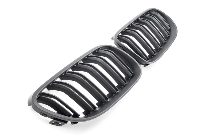 🤩GRIGLIA SPORT GRILL DOPPIO PONTE NERO LUCIDO ADATTO PER BMW E92 E93 10-13🤩