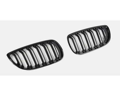 🔥ART.2718 Griglia Sportiva Doppia Lamella Nero Lucido per BMW E92 / E93🔥