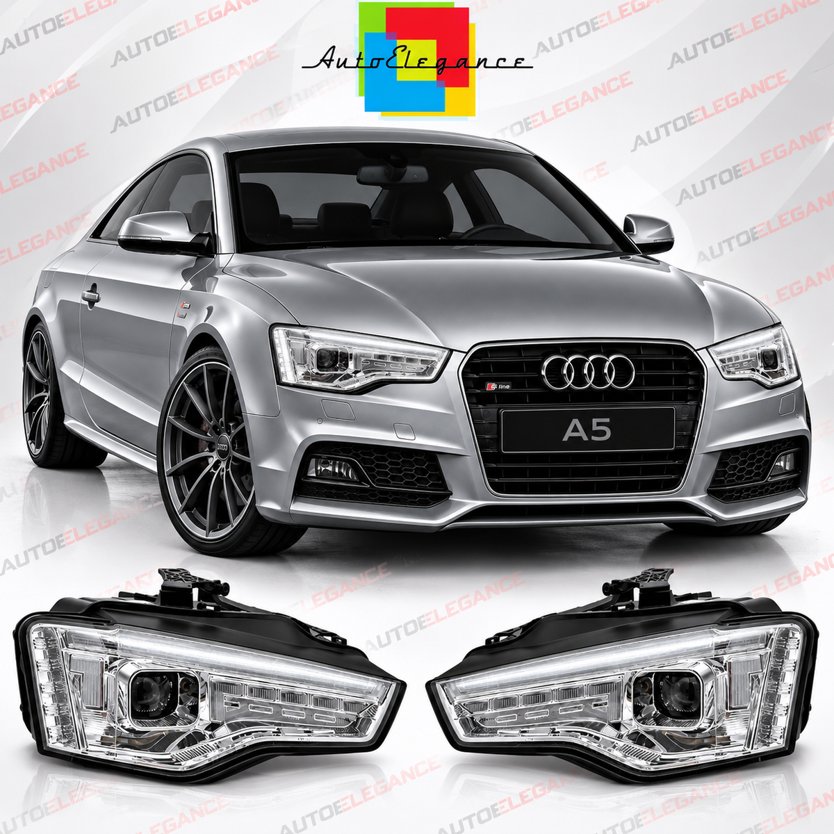 ART.10663 FARI  ANTERIORI  ADATTO  PER AUDI A5 11-16