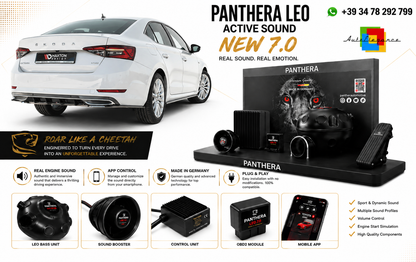 💕ART.2672 PANTHERA Soundsystem Booster 7.0-Skoda Superb Liftback Mk3 FL💕