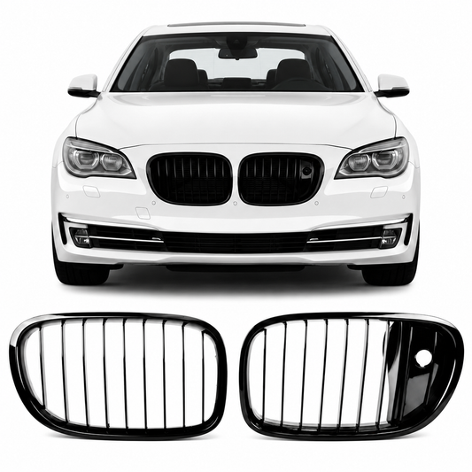 👉Griglia Anteriore Nero Lucido per BMW Serie 7 F01-F04 2012-2015👈