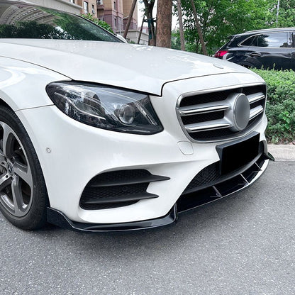 Spoiler anteriore per Mercedes W213 + C238 AMG Line 2016-2020 (pre-restyling)