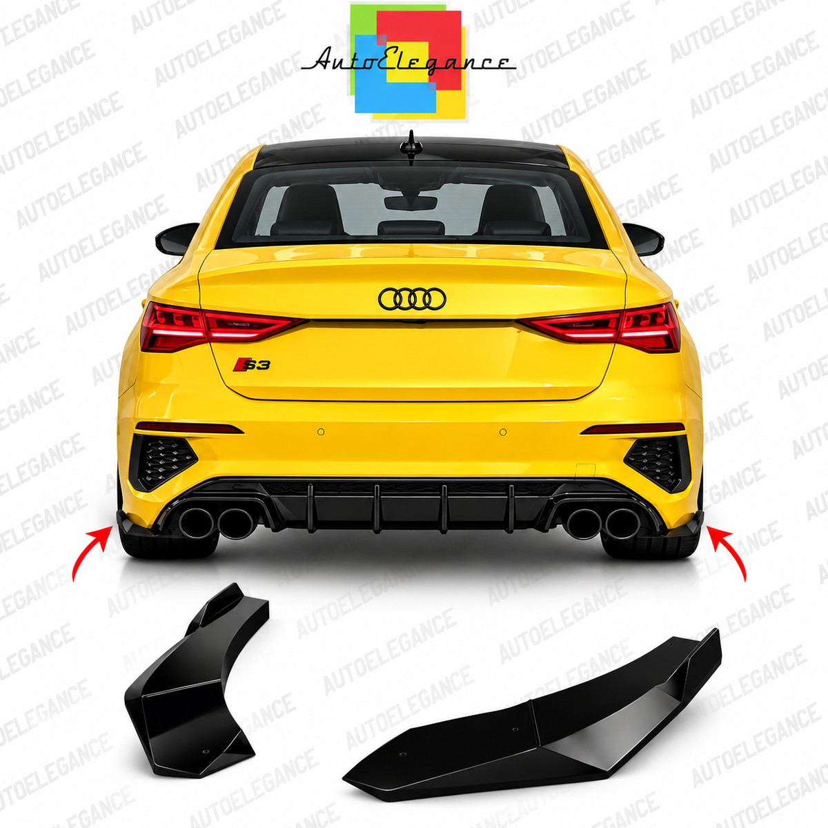 ART.10848 FLAPS  ADATTO PER Audi A3 S-Line 8Y Facelift Sedan
