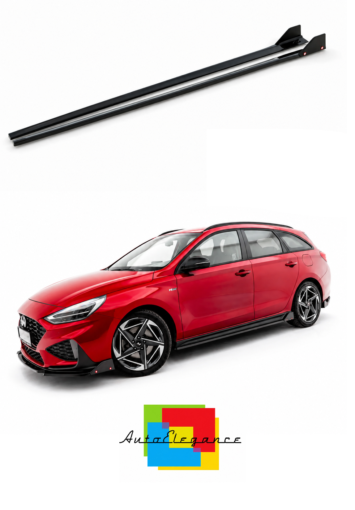 💕SOTTO MINIGONNE  V.3 + Flaps Hyundai I30 N / N-Line Wagon Mk3 Facelift💕