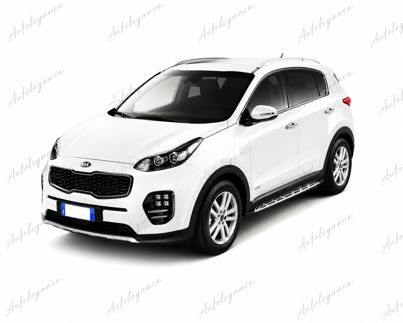 🔥ART.0847 PEDANE LATERALI KIA SPORTAGE QL 15-21 SOTTO PORTA ALLUNINIO E PVC🔥