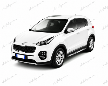 🔥ART.0847 PEDANE LATERALI KIA SPORTAGE QL 15-21 SOTTO PORTA ALLUNINIO E PVC🔥