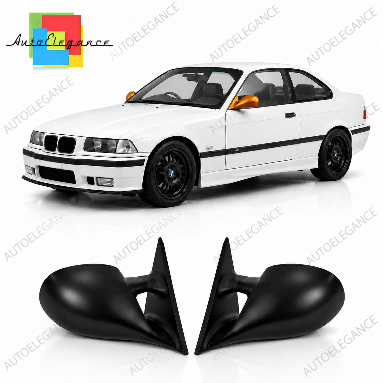 SPLITTER SUITABLE FOR VW GOLF 8 GTI GTD RLINE LOOK GLOSSY BLACK SPORTY DESIGN 