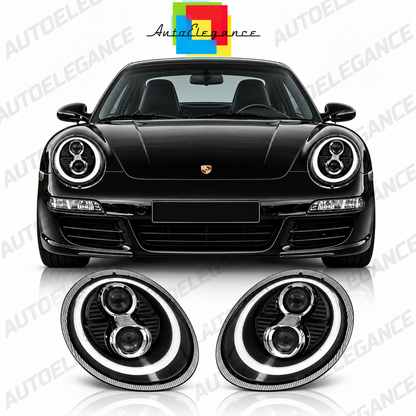 ART.6001 FARI ANTERIORI ADATTO PER PORSCHE 911 (997) 04-09