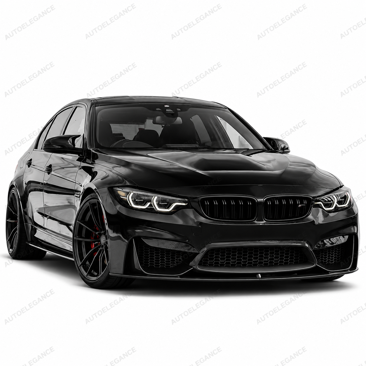 💫Splitter Anteriore Nero Lucido per BMW Serie 3 Serie 4 F80 F81 F82 F83 2015-2020💫