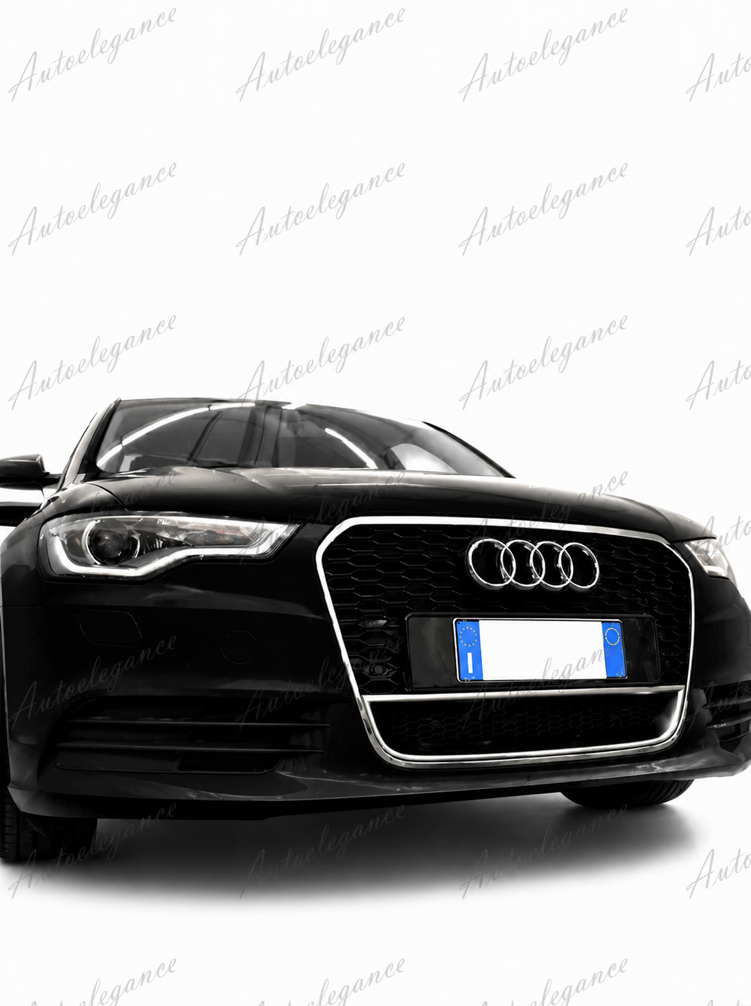 🔥ART.0677 GRIGLIA PER AUDI A6 4G C7 2012-2015 LOOK RS6 QUATTRO BORDO CROMATO🔥